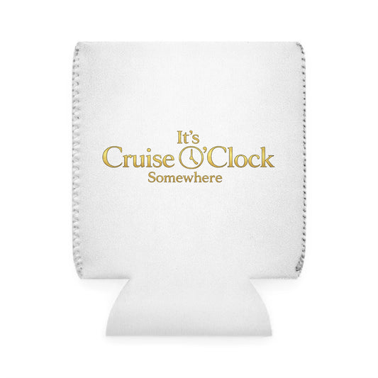 Can Cooler — "It's Cruise O'Clock Somewhere" Neoprene Beer Can Koozie