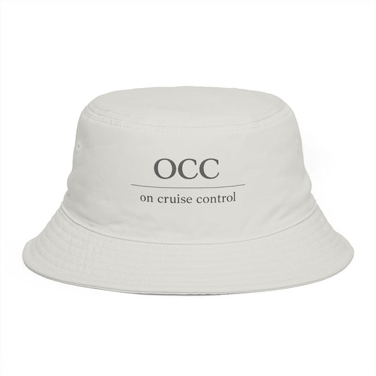 Bucket Hat — 'OCC' Minimal Logo Bucket Hat, Streetwear Sun Hat