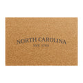 North Carolina Doormat "North Carolina Est. 1789" - Welcome Coastal State Entrance Mat