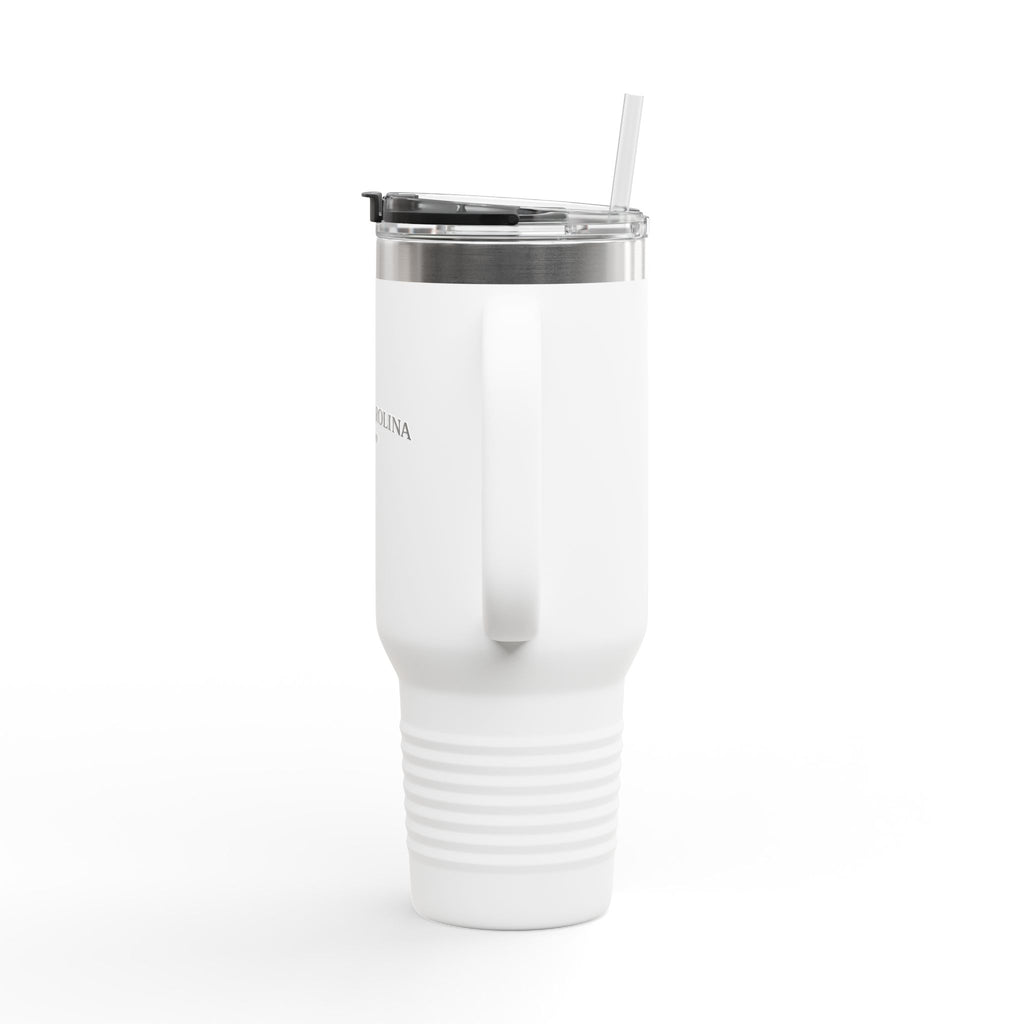 North Carolina 40oz Insulated Travel Mug – Stainless Steel Tumbler with Handle